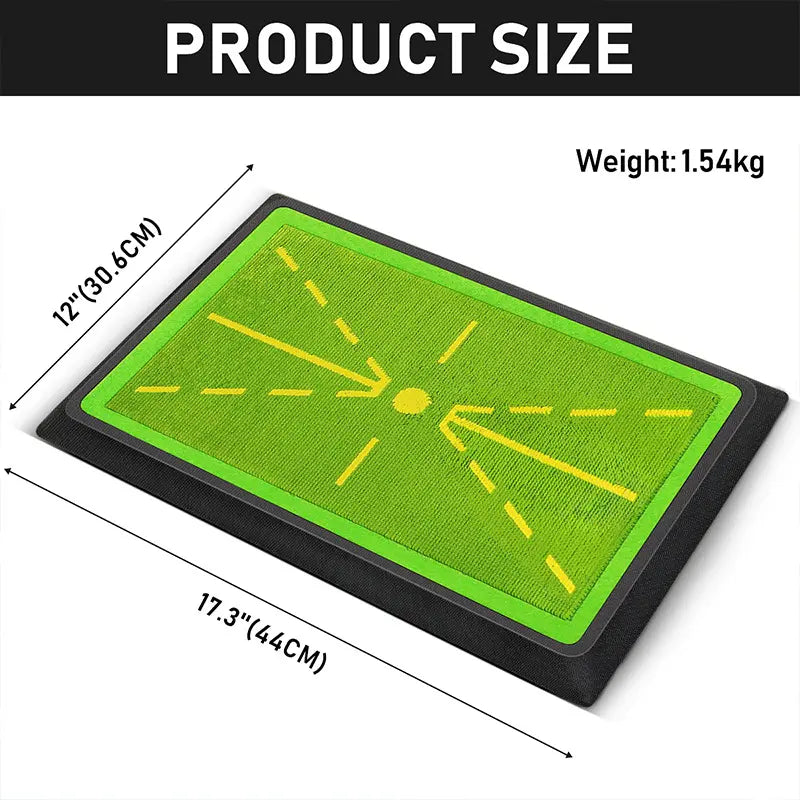 Golf Practice Mat, 17"X12" Sports Mat with Swing Path Feedback Detection, Indoor/Outdoor Training for Chipping & Driving, Golf Accessories by Summerwi, Practice Golf Mats