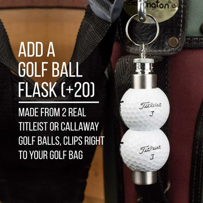 Titleist Golf Ball Bottle Opener Made from a REAL Golf Ball, Clips to Golf Bag or Makes a Good Keychain