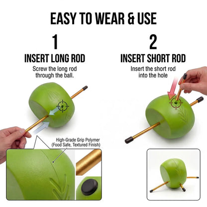 Golf Swing Trainer Ball, Arm Connection Training Aid for Better Posture, Swing Control & Consistency, Golf Practice Tool for Men & Women