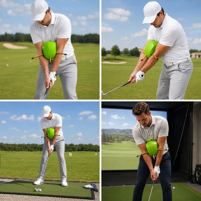 Golf Swing Trainer Ball, Arm Connection Training Aid for Better Posture, Swing Control & Consistency, Golf Practice Tool for Men & Women